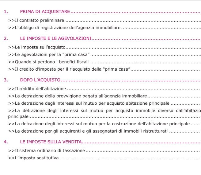News Credito d imposta per riacquisto prima casa